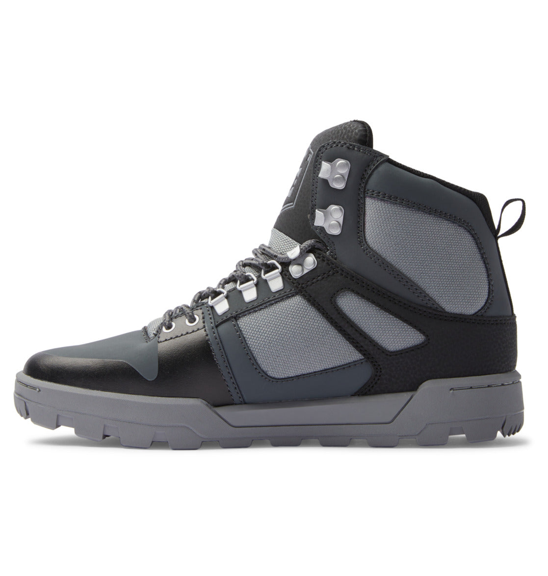 DC Pure High-Top Water-Resistant Men Winter Boots Black / Grey / Black | US-5972OGQ