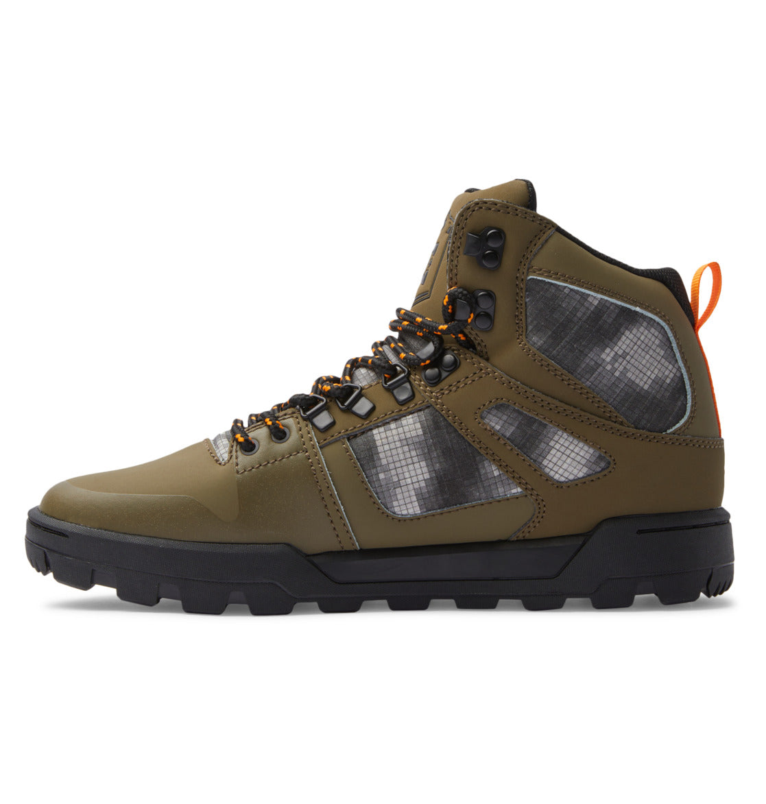 DC Pure High-Top Water-Resistant Men Winter Boots Olive / Black | US-5781RTA