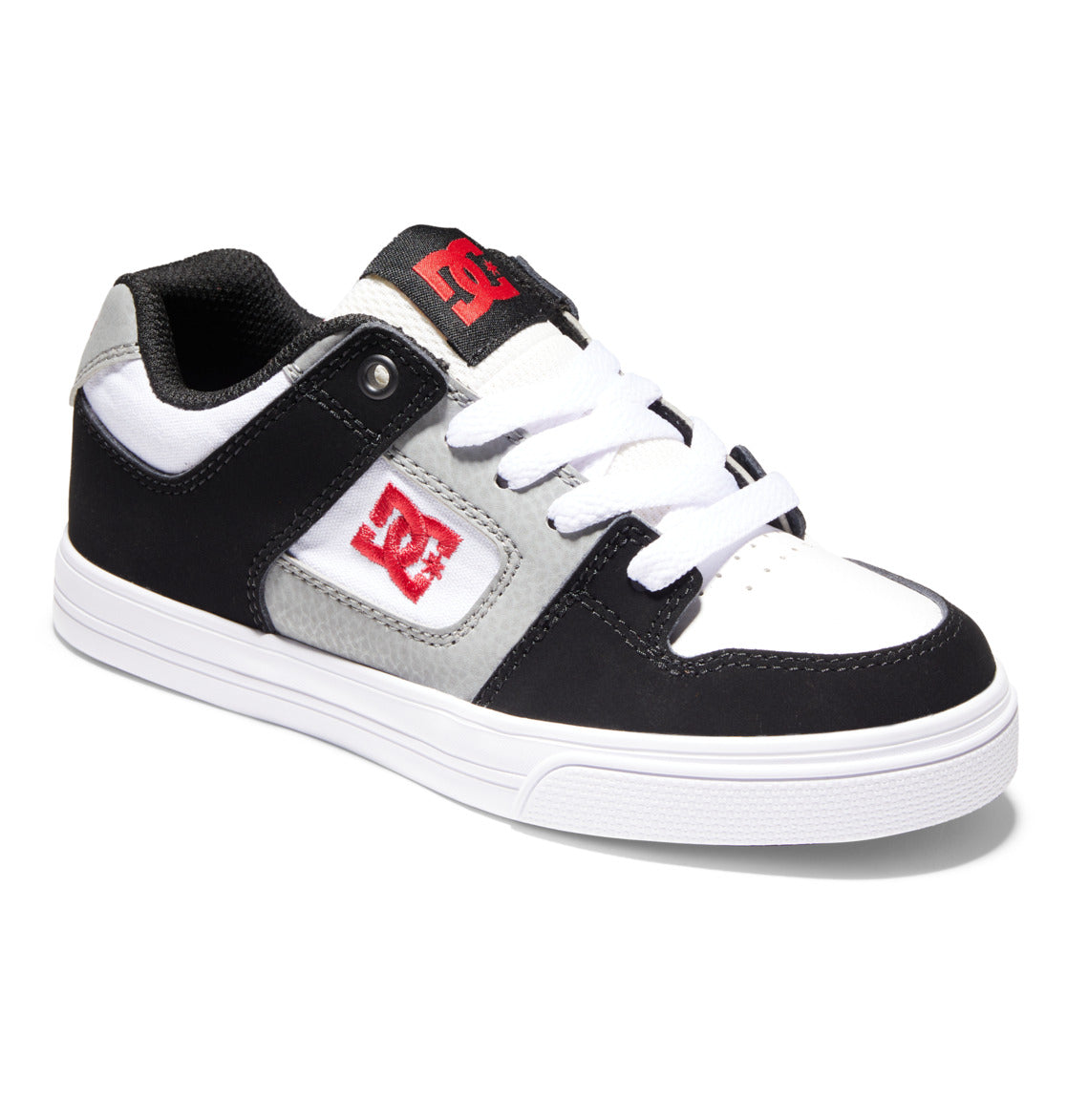 DC Pure Kids' Sneakers White / Black / Red | US-6819NXB