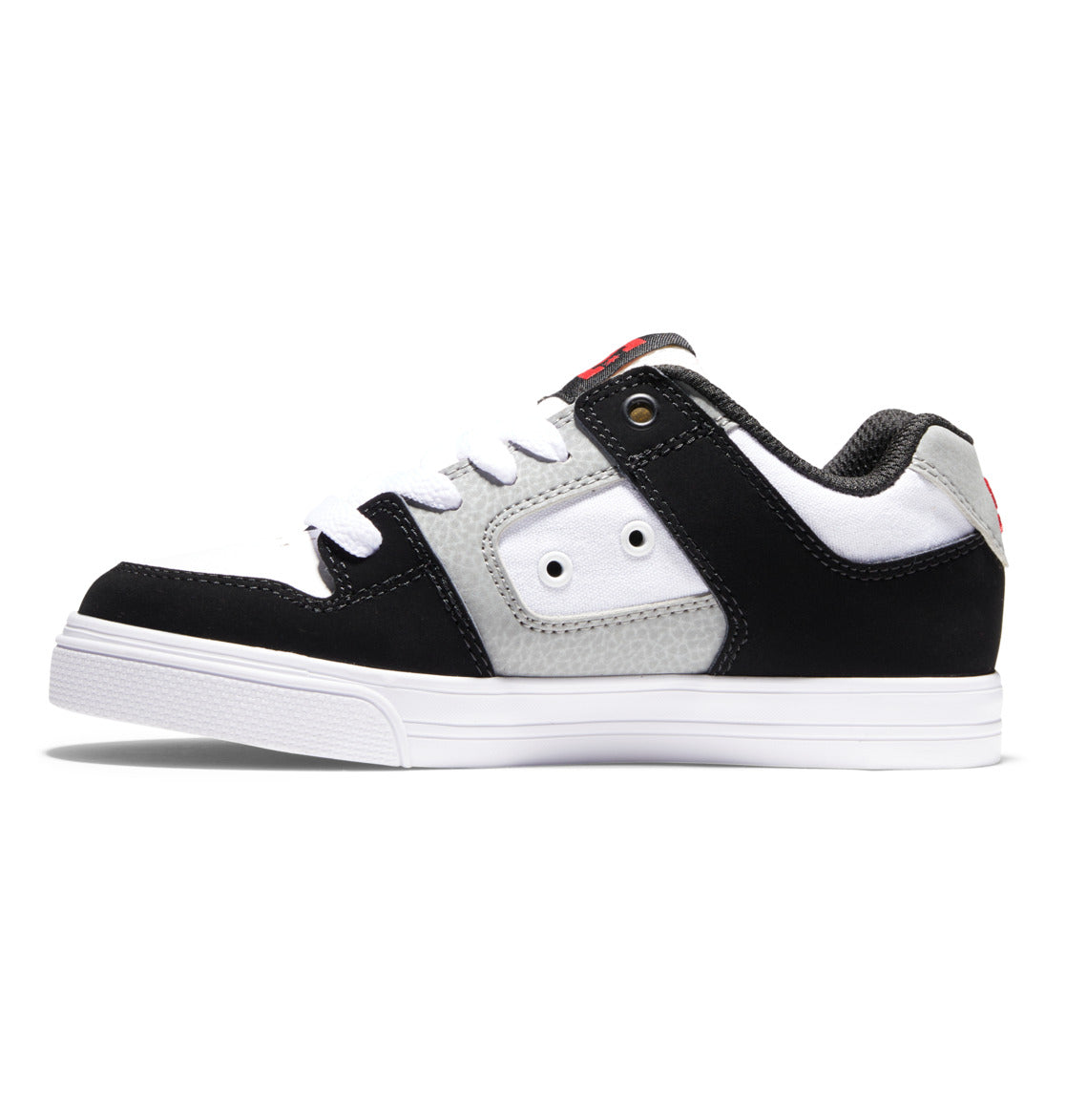 DC Pure Kids' Sneakers White / Black / Red | US-6819NXB