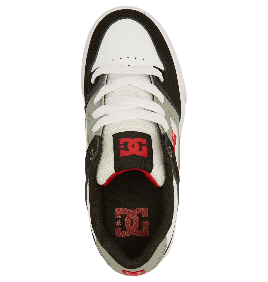 DC Pure Kids' Sneakers White / Black / Red | US-6819NXB