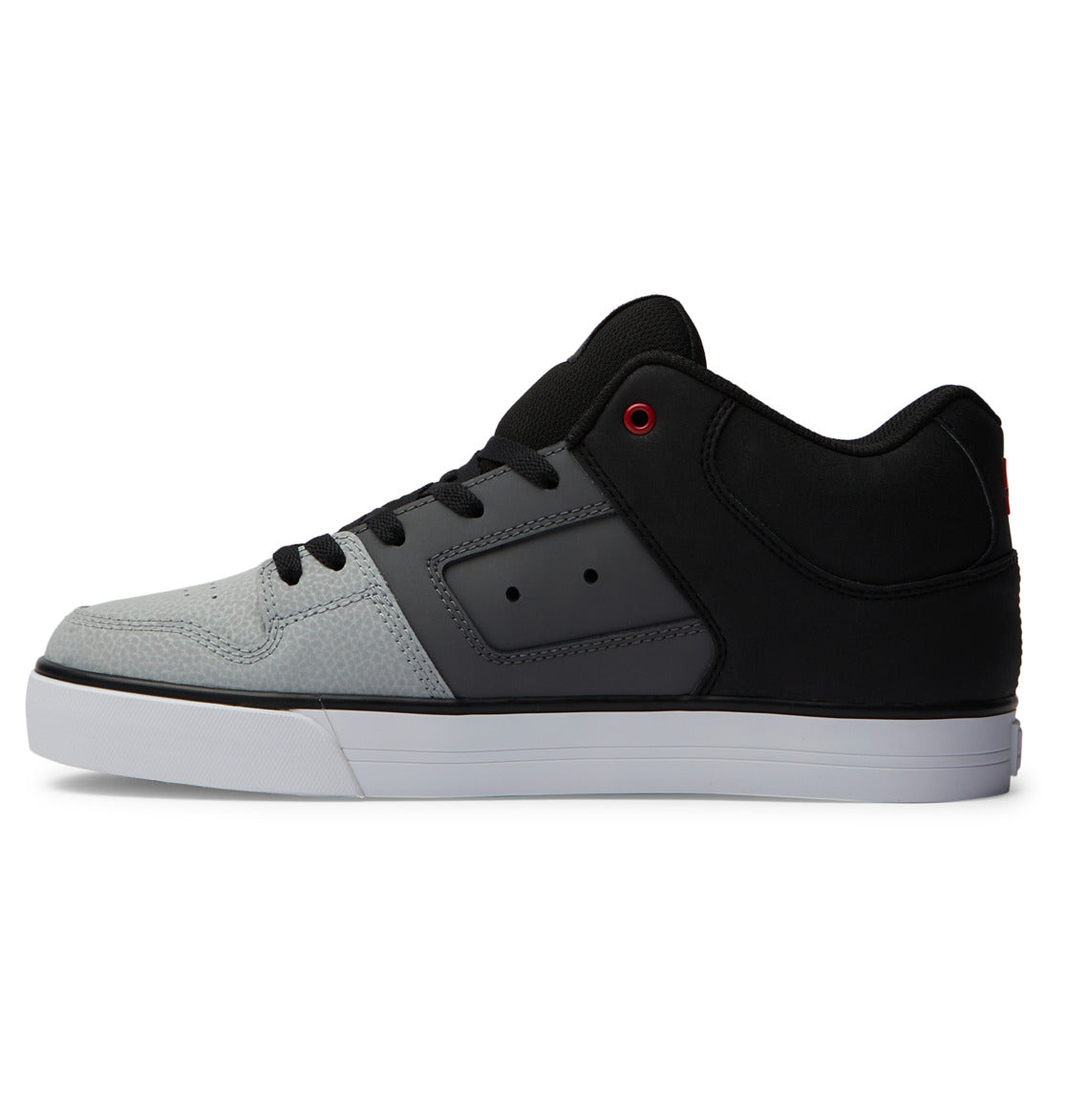 DC Pure MID Mid-Top Men Sneakers Black / Grey | US-4539MYO