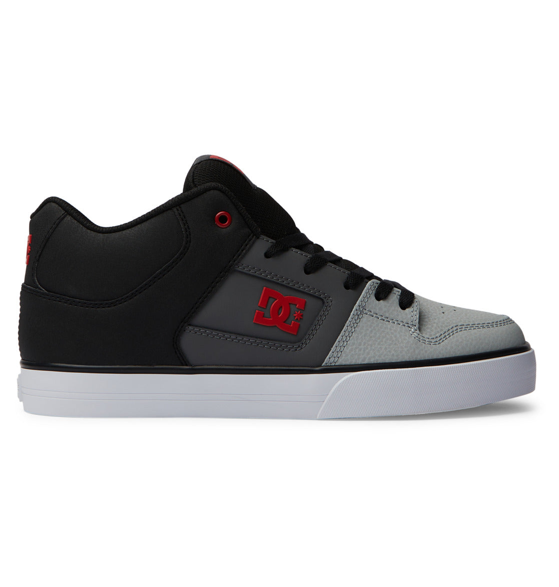 DC Pure MID Mid-Top Men Sneakers Black / Grey | US-4539MYO