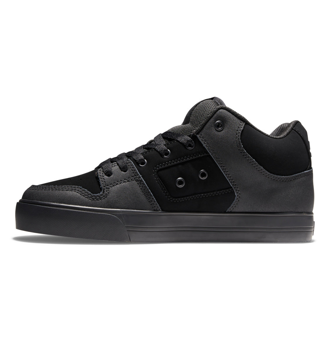 DC Pure MID Mid-Top Men Sneakers Black | US-8409UDF