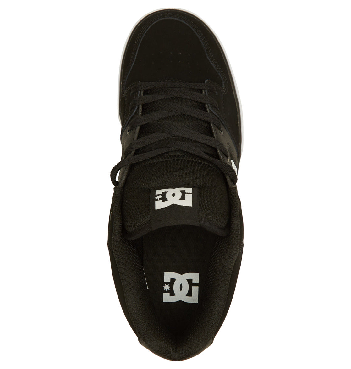 DC Pure MID Mid-Top Men Sneakers Black / White | US-8047MRA