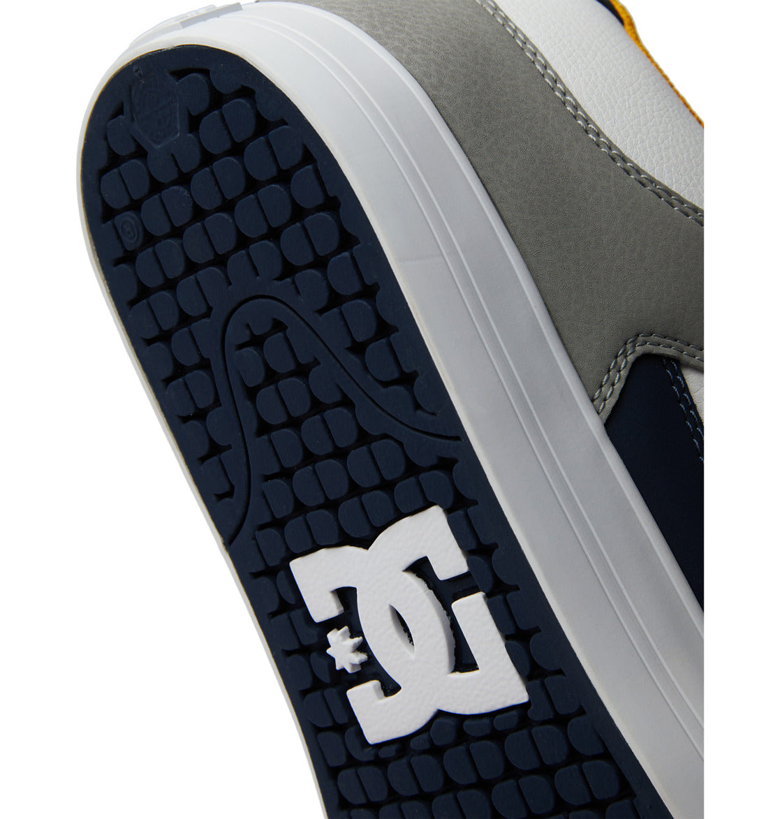 DC Pure MID Mid-Top Men Sneakers White / Navy | US-9186VQO