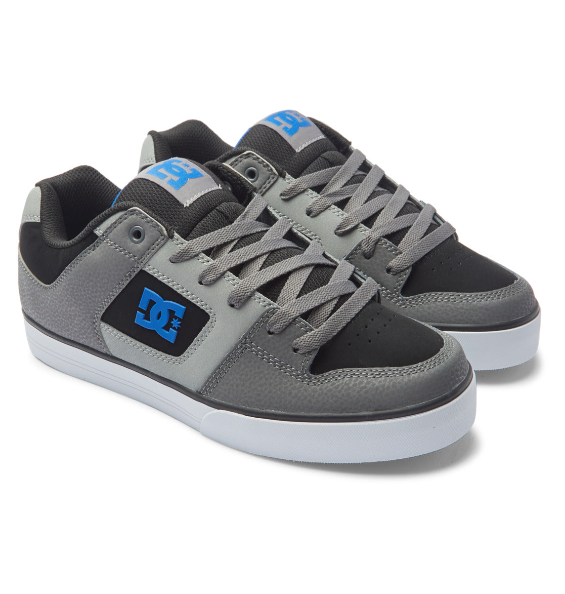 DC Pure Men Sneakers Black / Grey / Blue | US-3150UXW