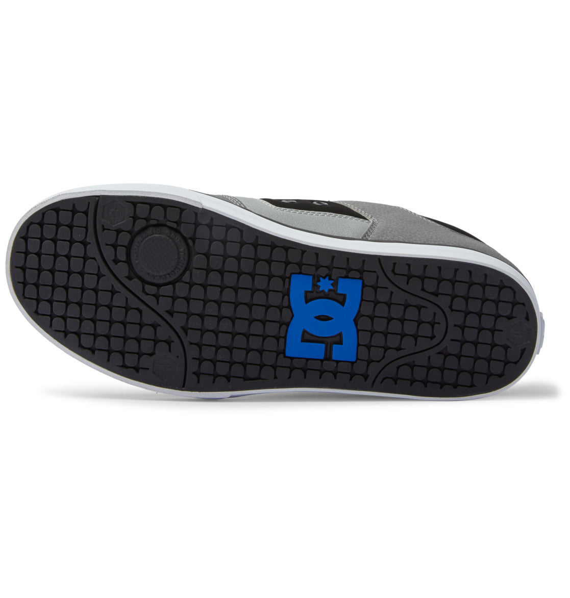 DC Pure Men Sneakers Black / Grey / Blue | US-3150UXW