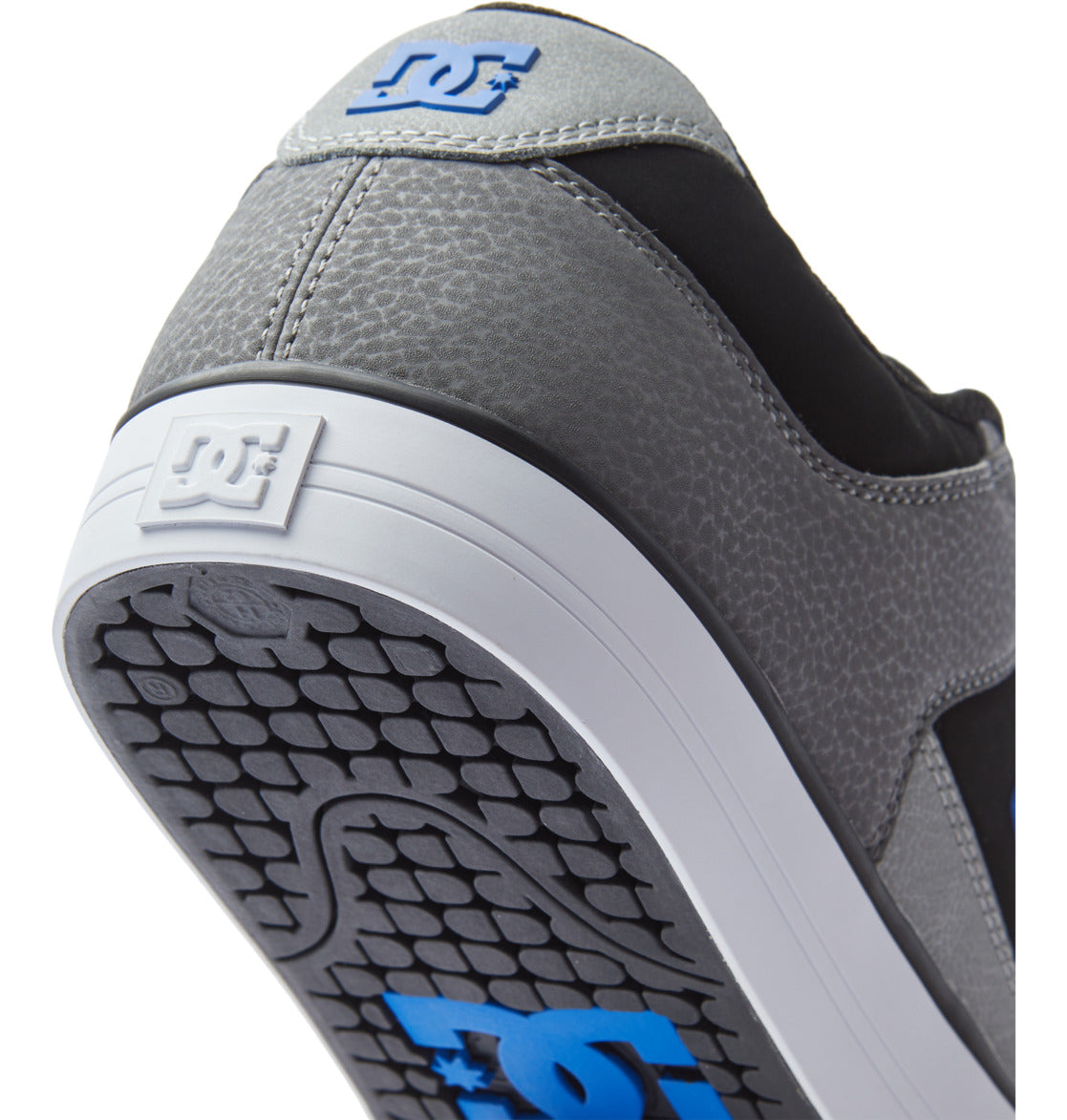 DC Pure Men Sneakers Black / Grey / Blue | US-3150UXW