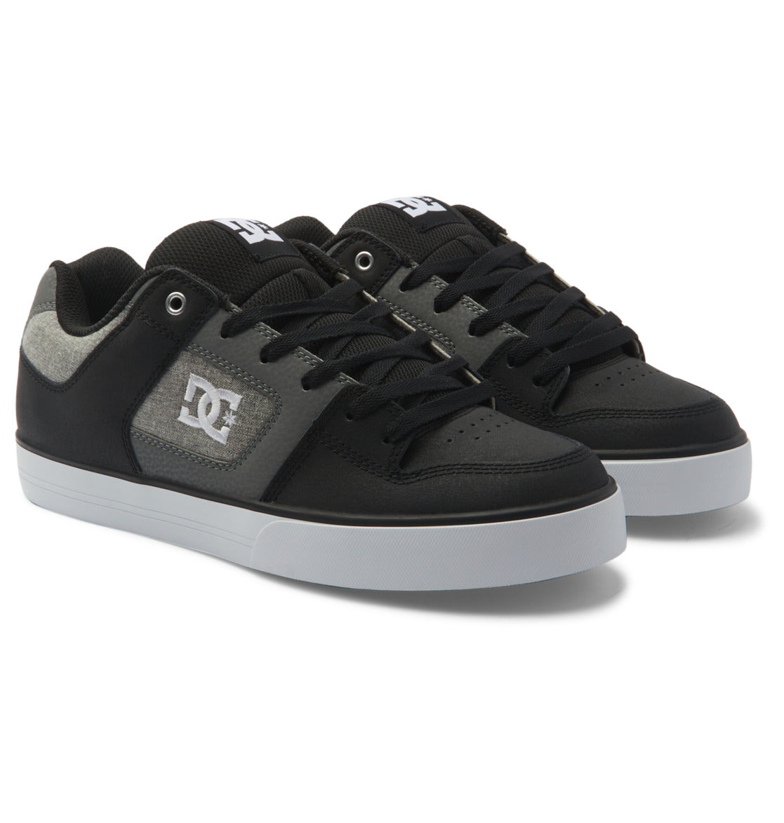 DC Pure Men Sneakers Black / White | US-9087RZV