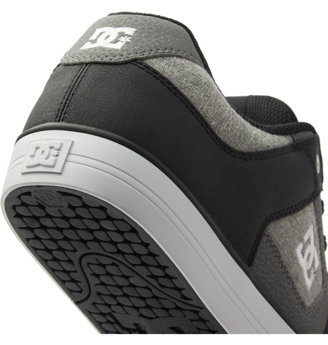 DC Pure Men Sneakers Black / White | US-9087RZV