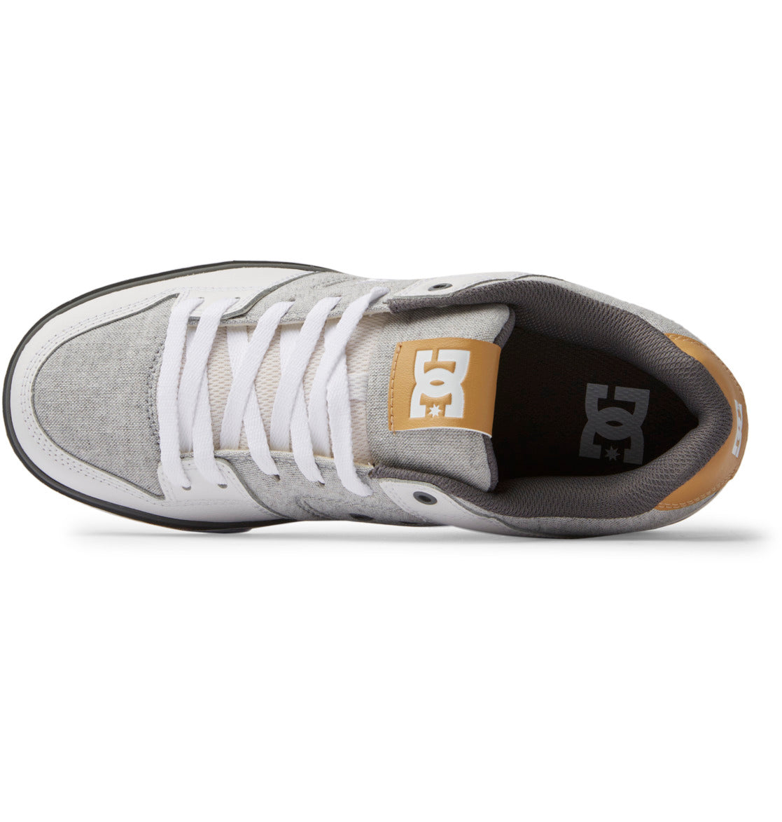 DC Pure Men Sneakers Grey / White / Grey | US-1302EPO