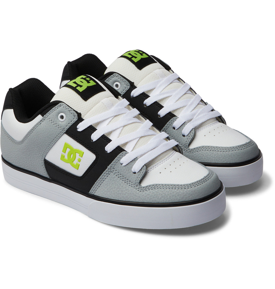 DC Pure Men Sneakers White / Light Green | US-2376JLE