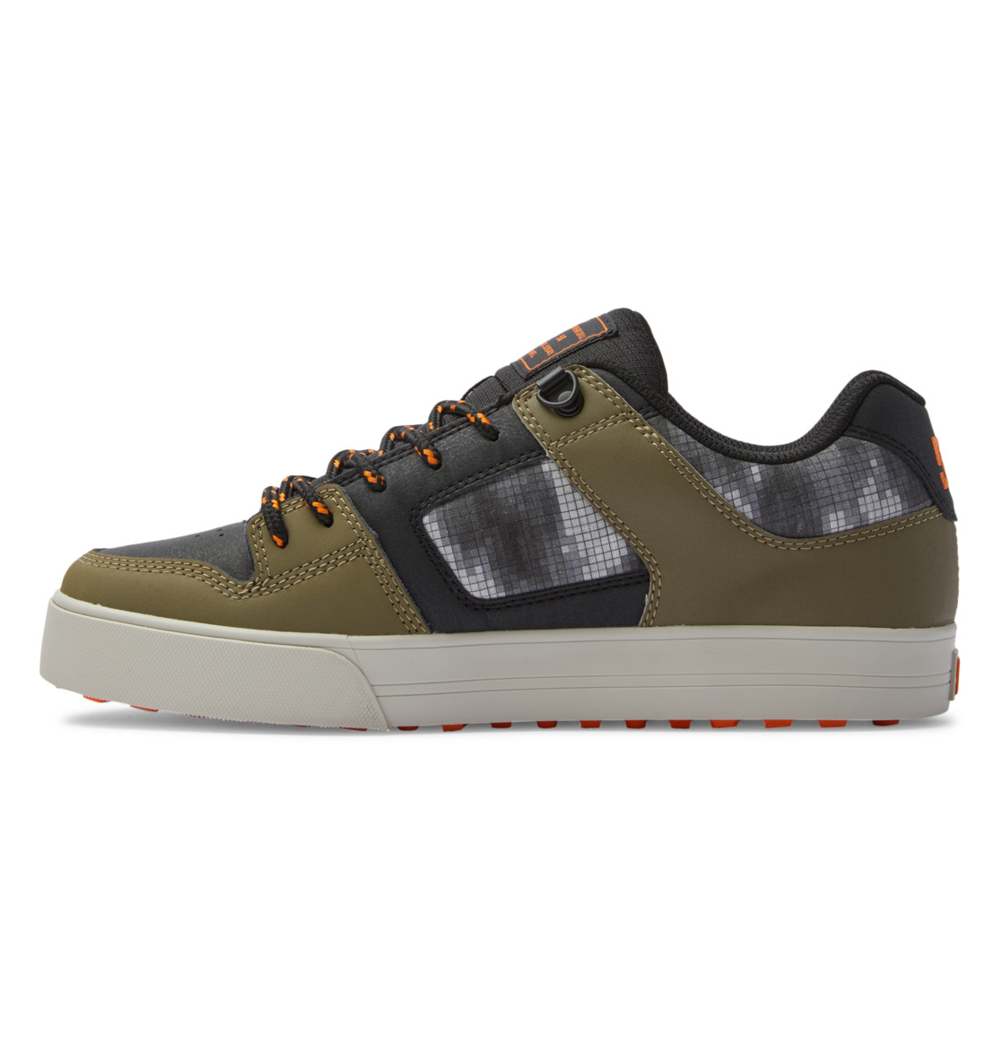 DC Pure WNT Winterised Men Sneakers Black / Olive | US-2341FWH