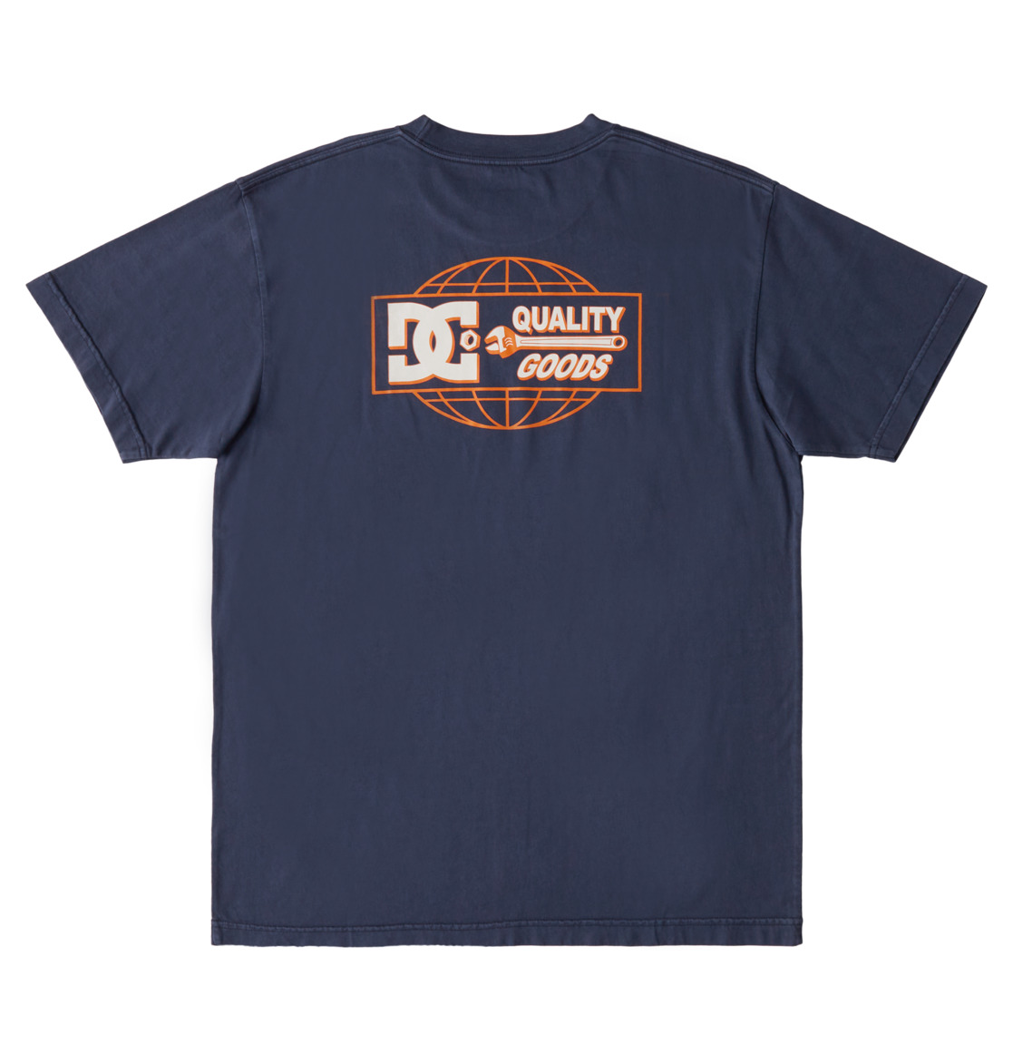 DC Quality Goods Men T-Shirt Navy Wash | US-7382WYJ