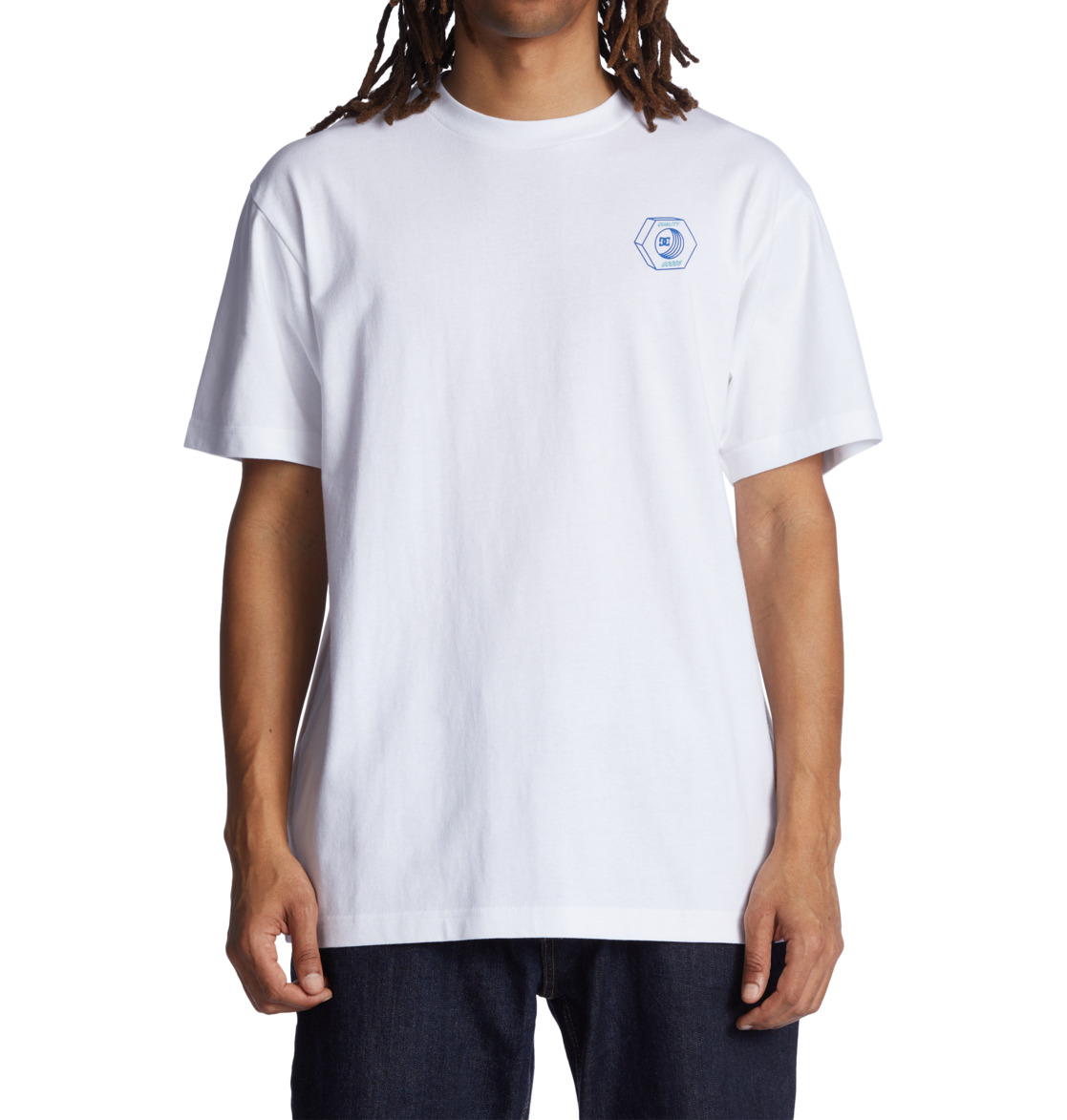 DC Quality Goods Men T-Shirt White | US-6182CVO