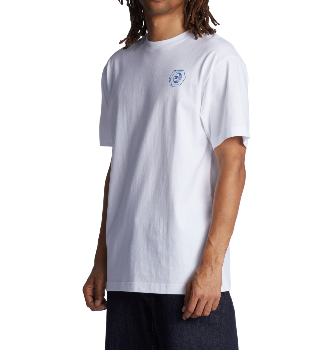 DC Quality Goods Men T-Shirt White | US-6182CVO