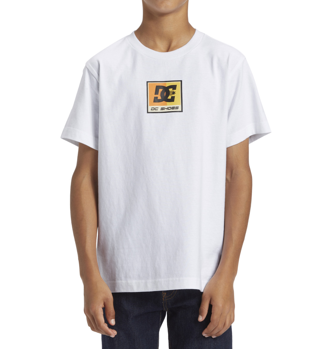 DC Racer Kids' T-Shirt White | US-1769KQV