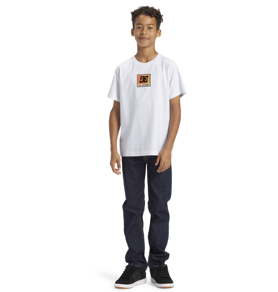 DC Racer Kids' T-Shirt White | US-1769KQV