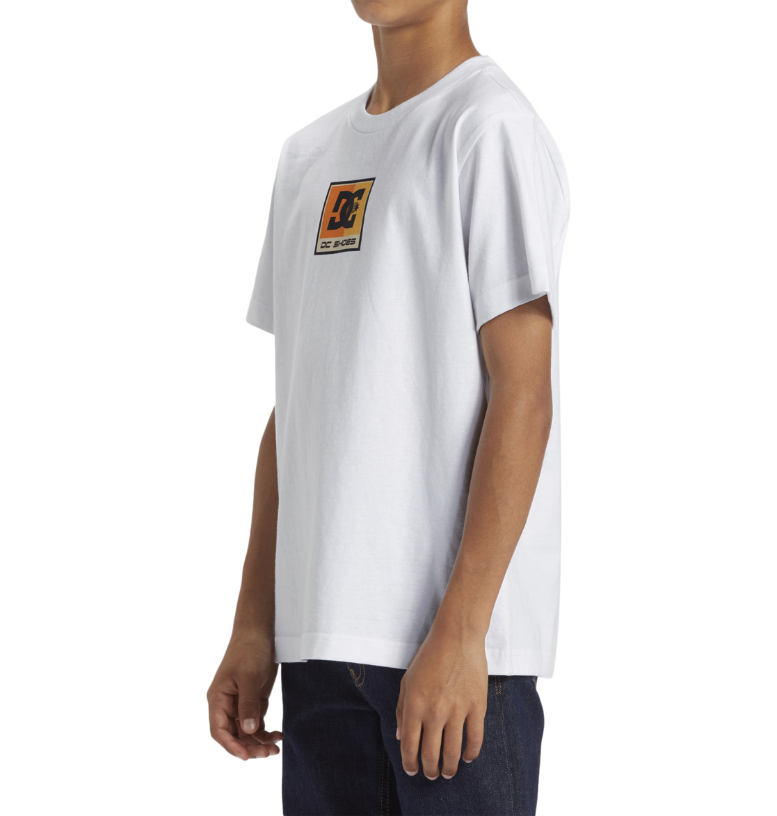 DC Racer Kids' T-Shirt White | US-1769KQV