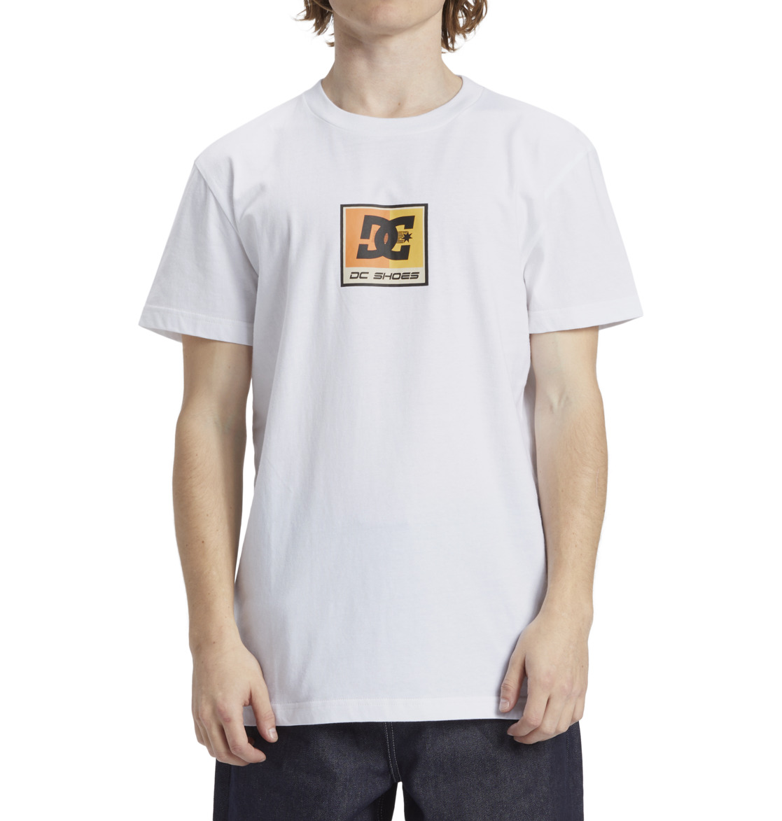 DC Racer Men T-Shirt White | US-1476XGD