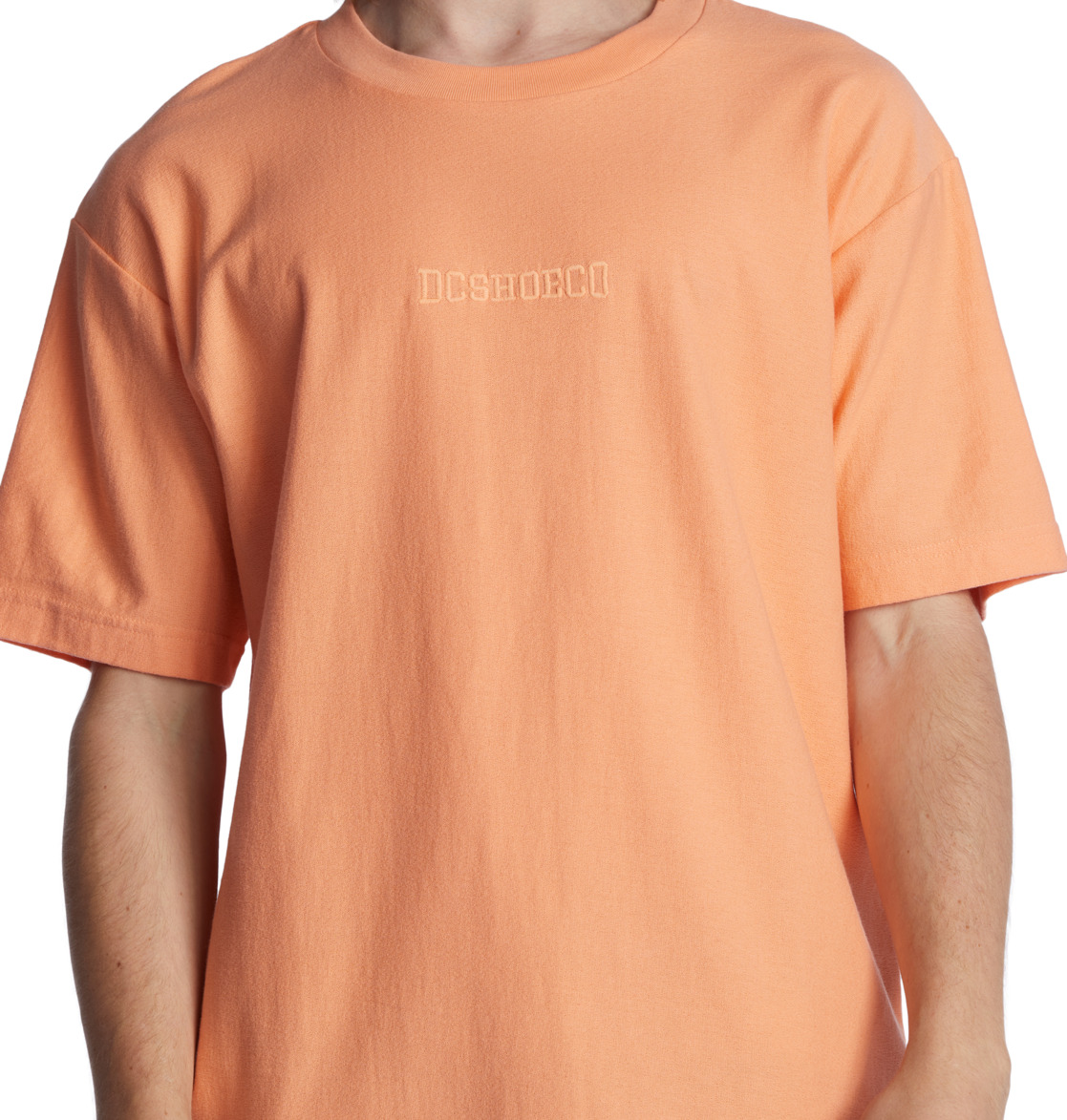 DC Raddled Crew Men T-Shirt Orange | US-8032HDT