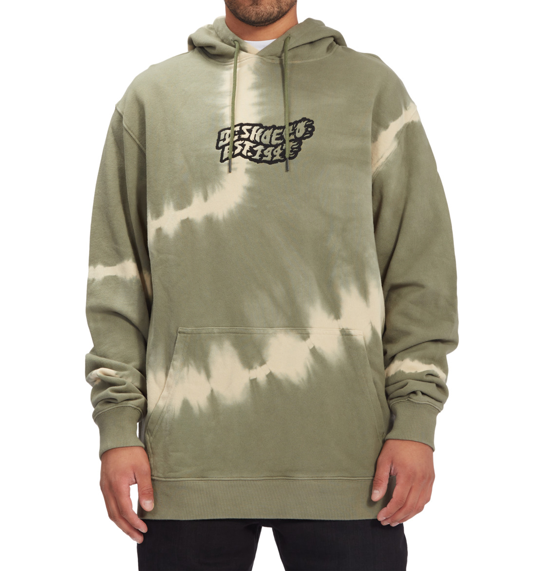 DC Raiser Men Hoodie Olive | US-6035AYH