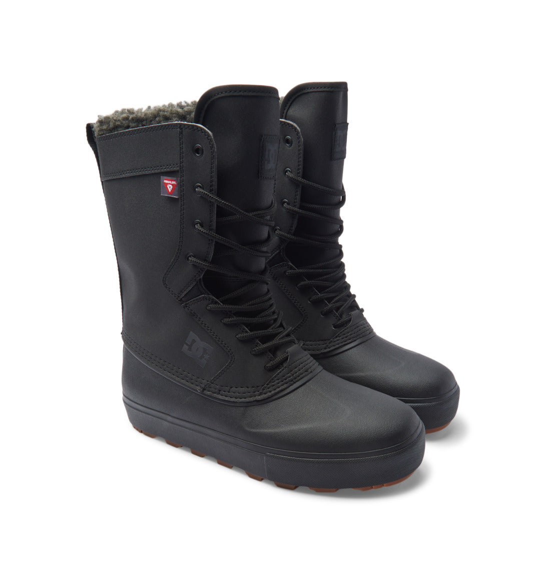 DC Reach Water-Resistant Men Winter Boots Black | US-3894CQX