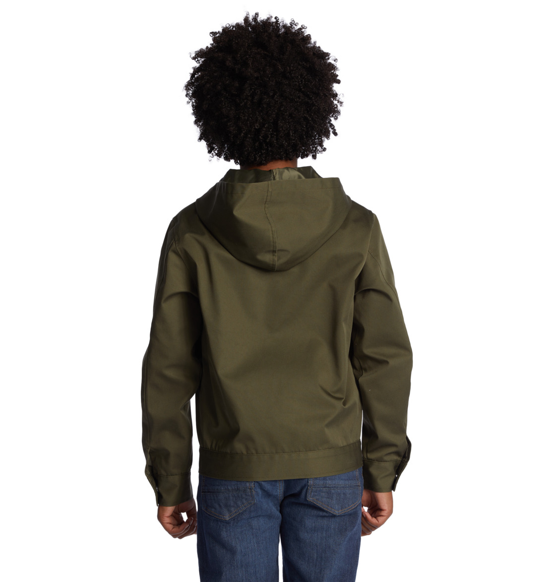 DC Rebound Lightweight Hooded Kids' Jackets Dark Green | US-3840NGL