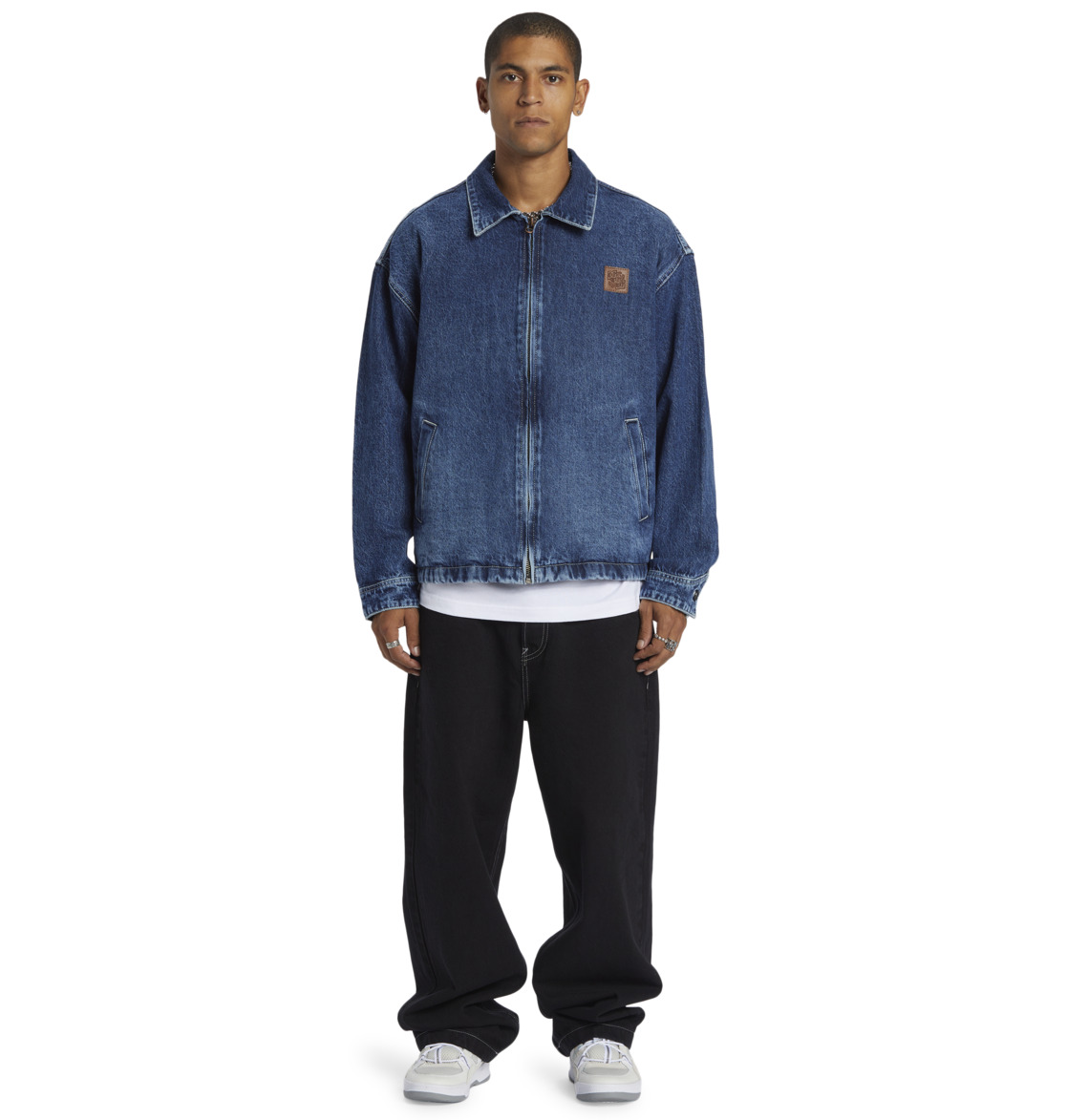 DC Rebuild Denim Men Jackets Dark Indigo | US-8294SRN