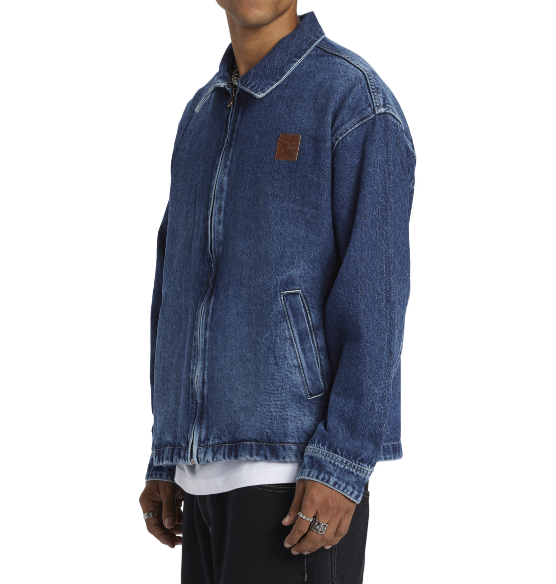 DC Rebuild Denim Men Jackets Dark Indigo | US-8294SRN