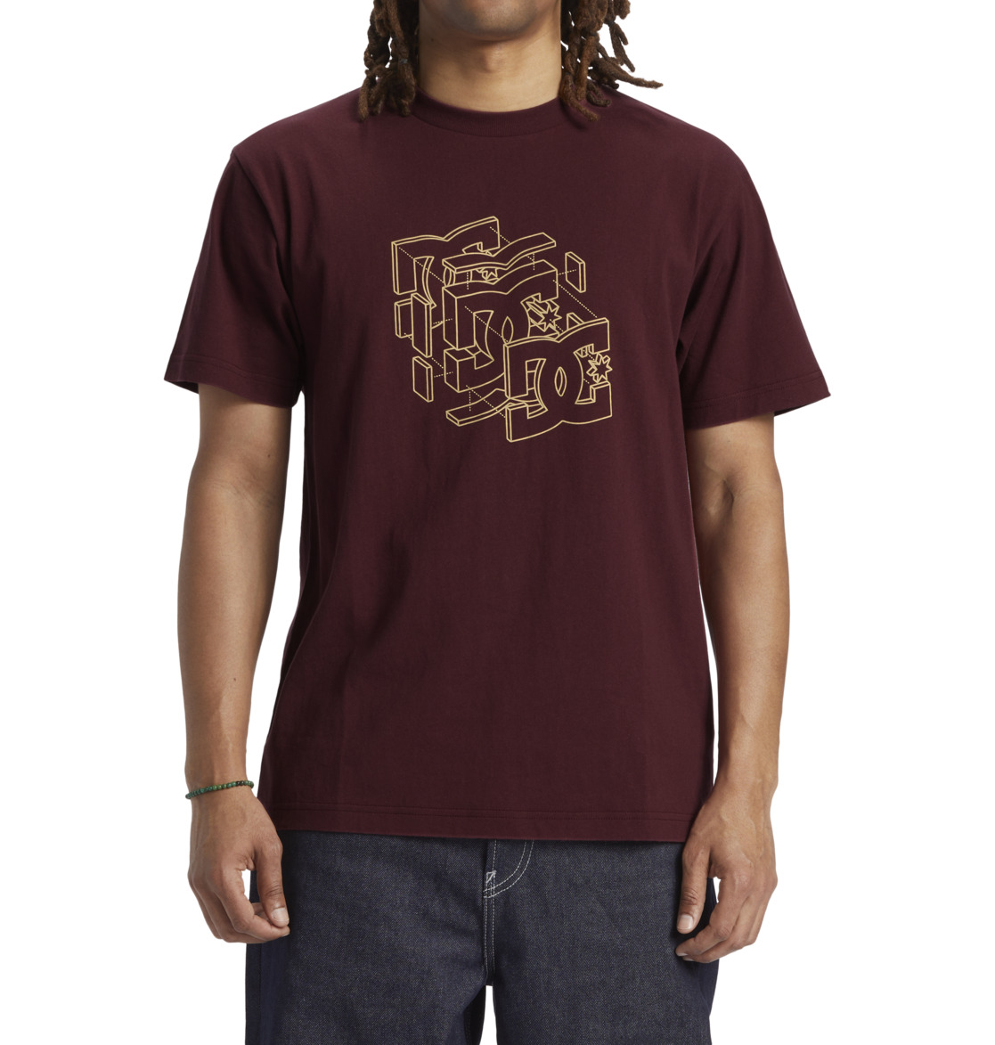 DC Rebuild Men T-Shirt Brown | US-2759BAP