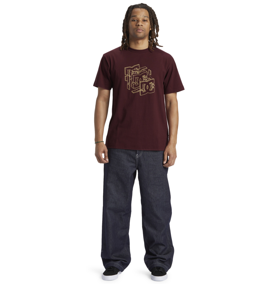 DC Rebuild Men T-Shirt Brown | US-2759BAP