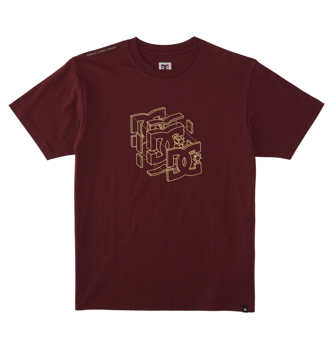 DC Rebuild Men T-Shirt Brown | US-2759BAP