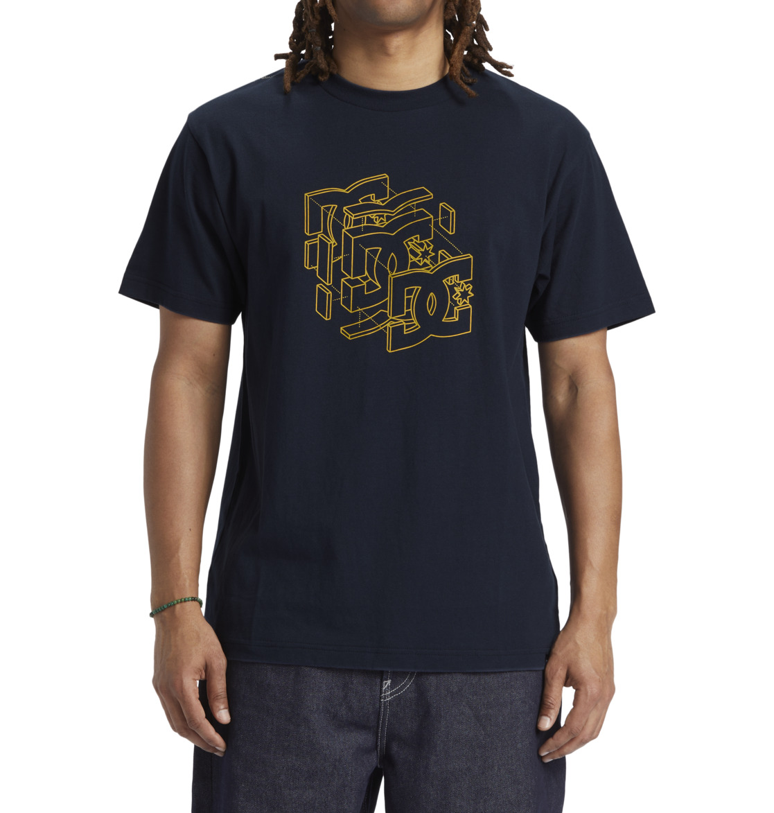 DC Rebuild Men T-Shirt Navy | US-2465JMG