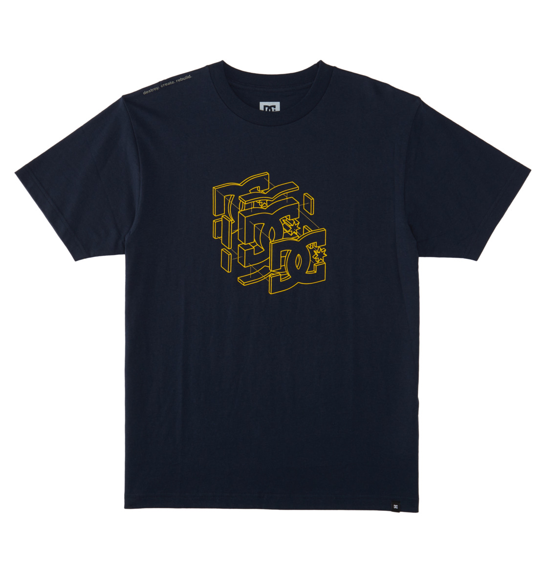 DC Rebuild Men T-Shirt Navy | US-2465JMG