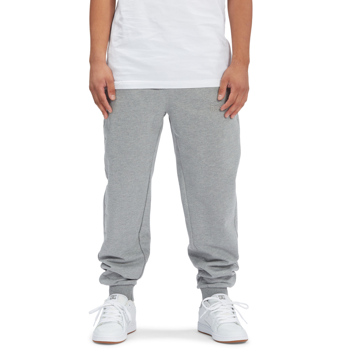 DC Riot Tracksuit Bottoms Men Pants Grey | US-2501GPW