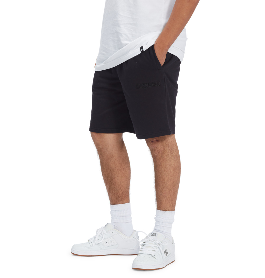 DC Riot Tracksuit Men Shorts Black | US-3917YRS