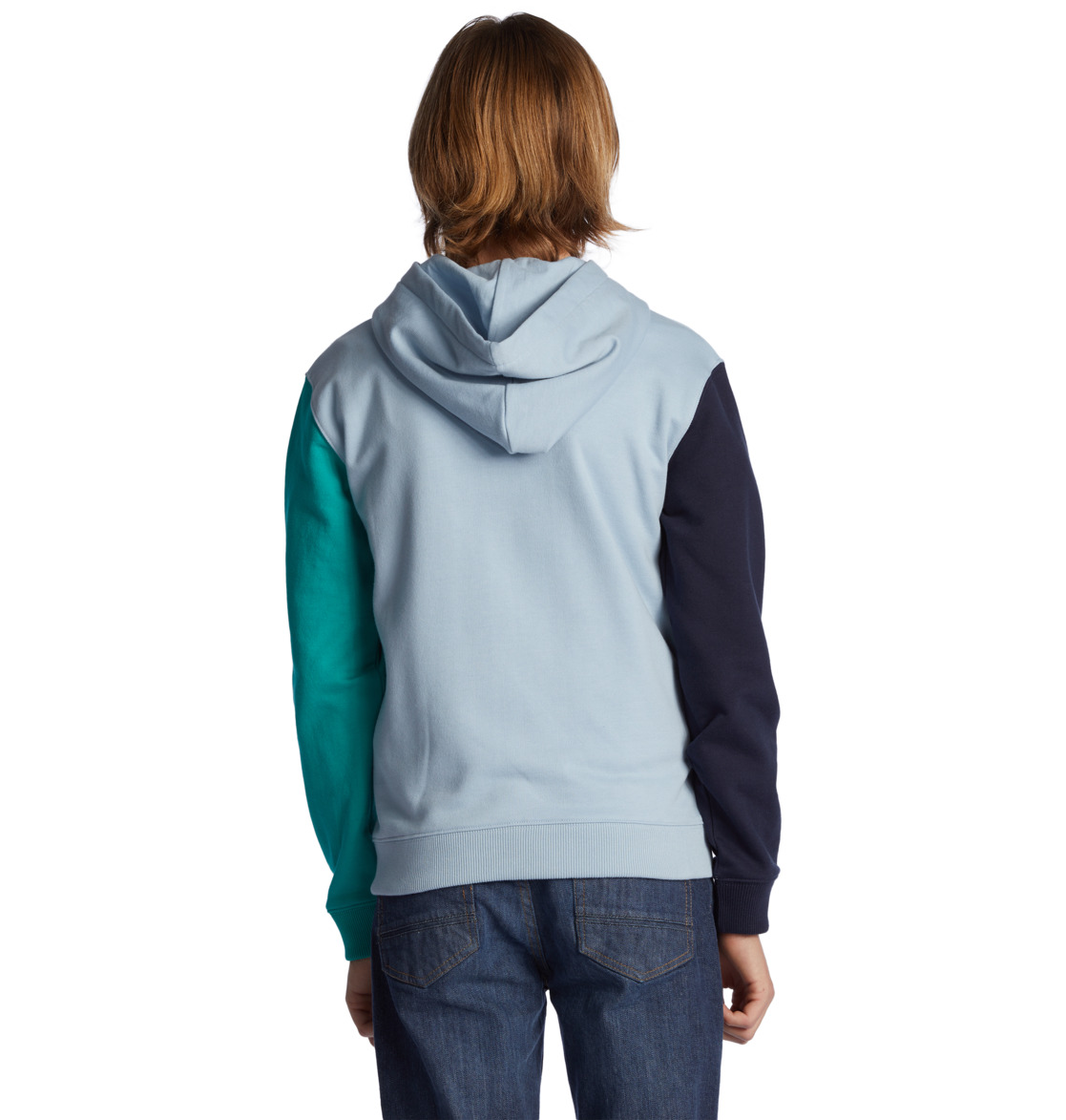 DC Riot Zip-Up Kids' Hoodie Blue Navy Turquoise | US-3247IYN