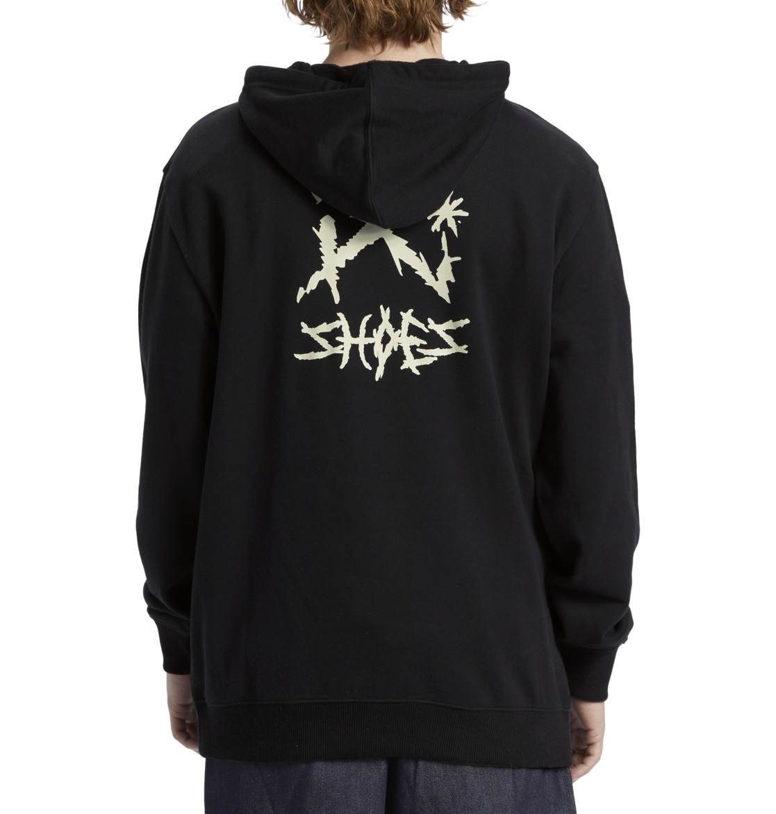 DC Rocker Pullover Men Hoodie Black | US-2609NRQ