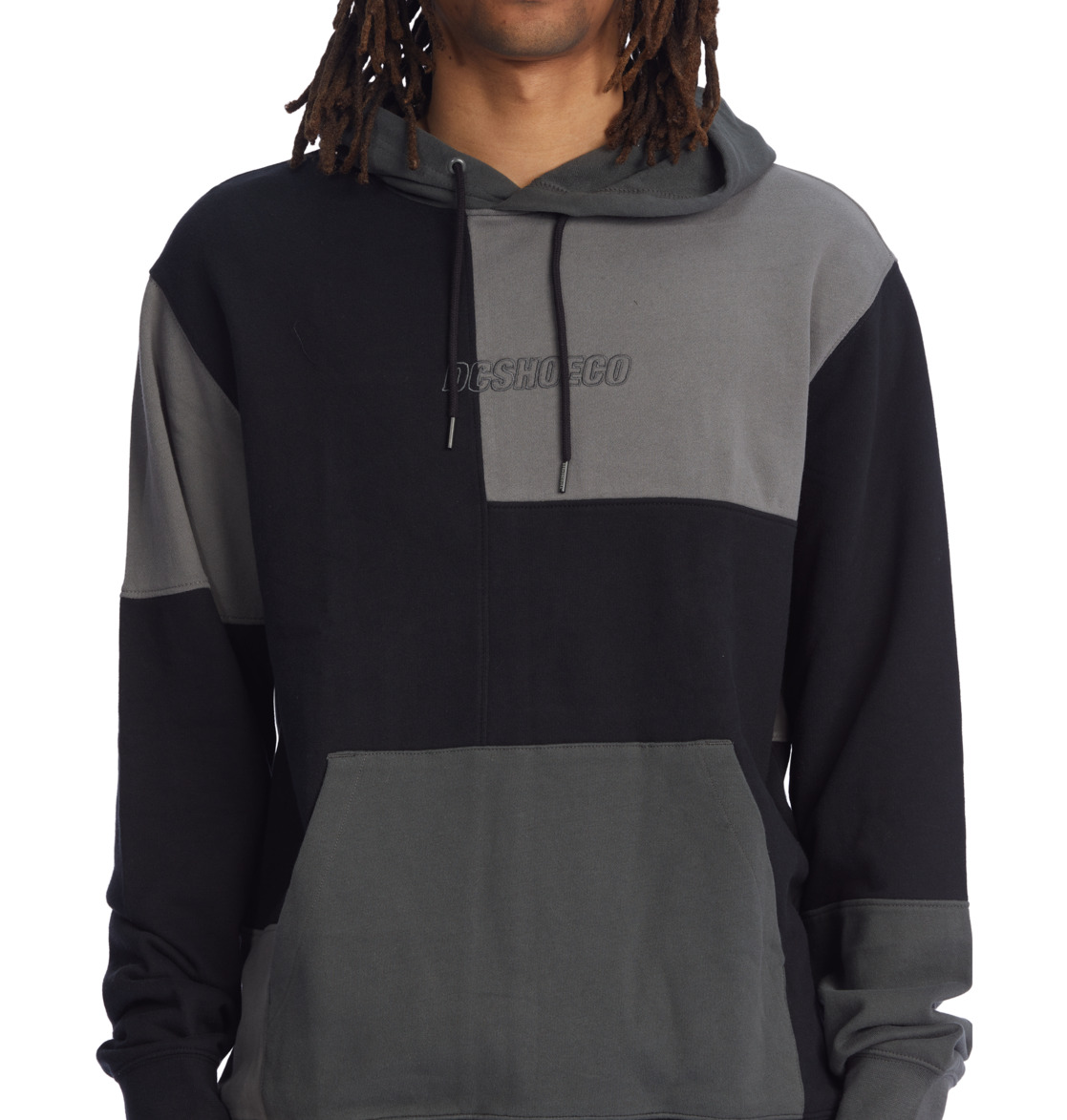 DC Rogers Men Hoodie Black | US-0639LHQ