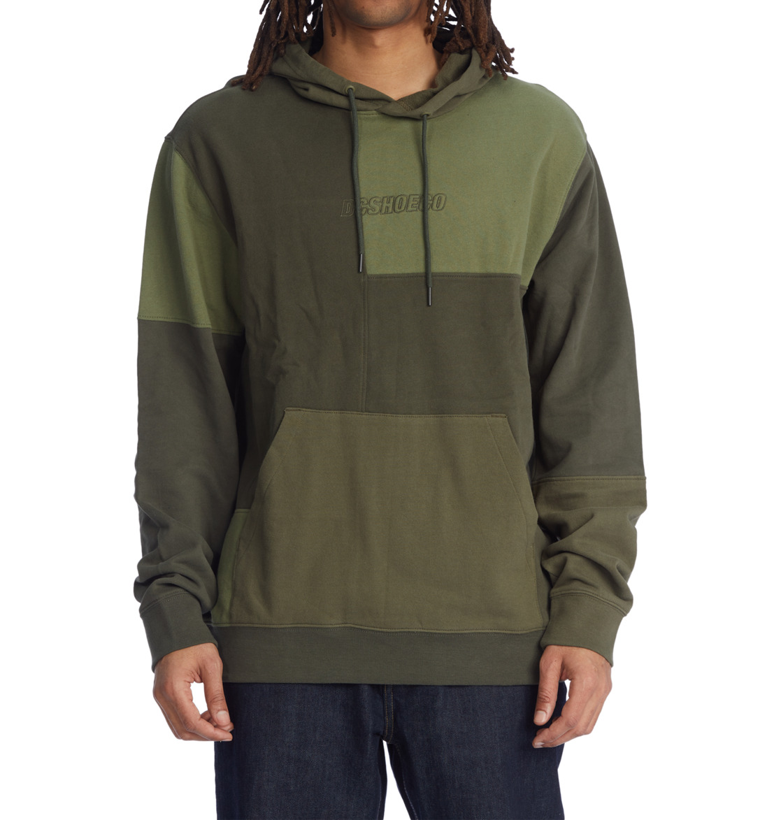 DC Rogers Men Hoodie Dark Green | US-5870HPE