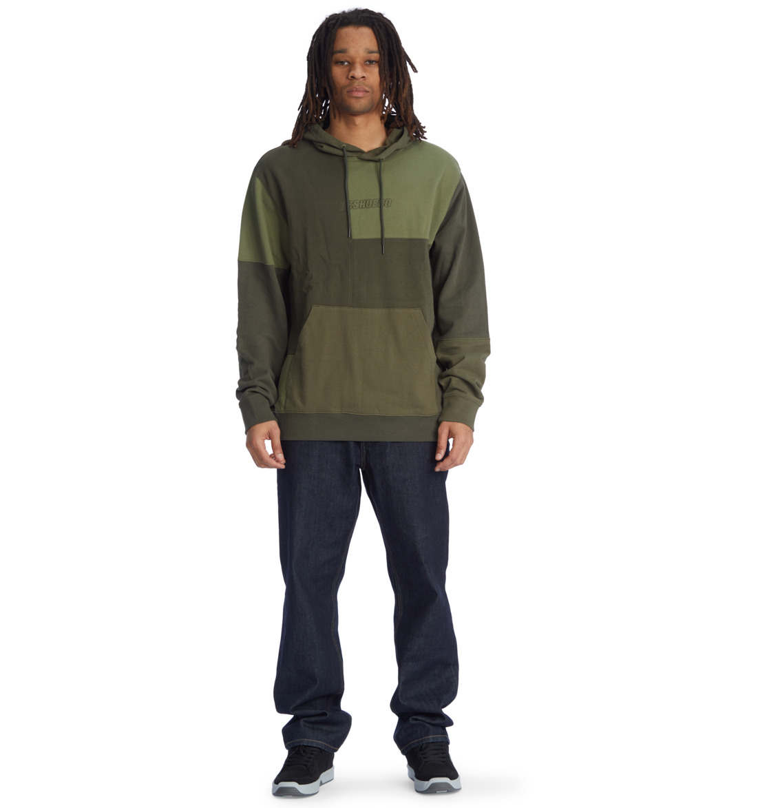 DC Rogers Men Hoodie Dark Green | US-5870HPE