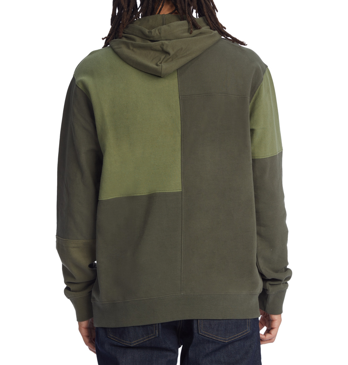 DC Rogers Men Hoodie Dark Green | US-5870HPE