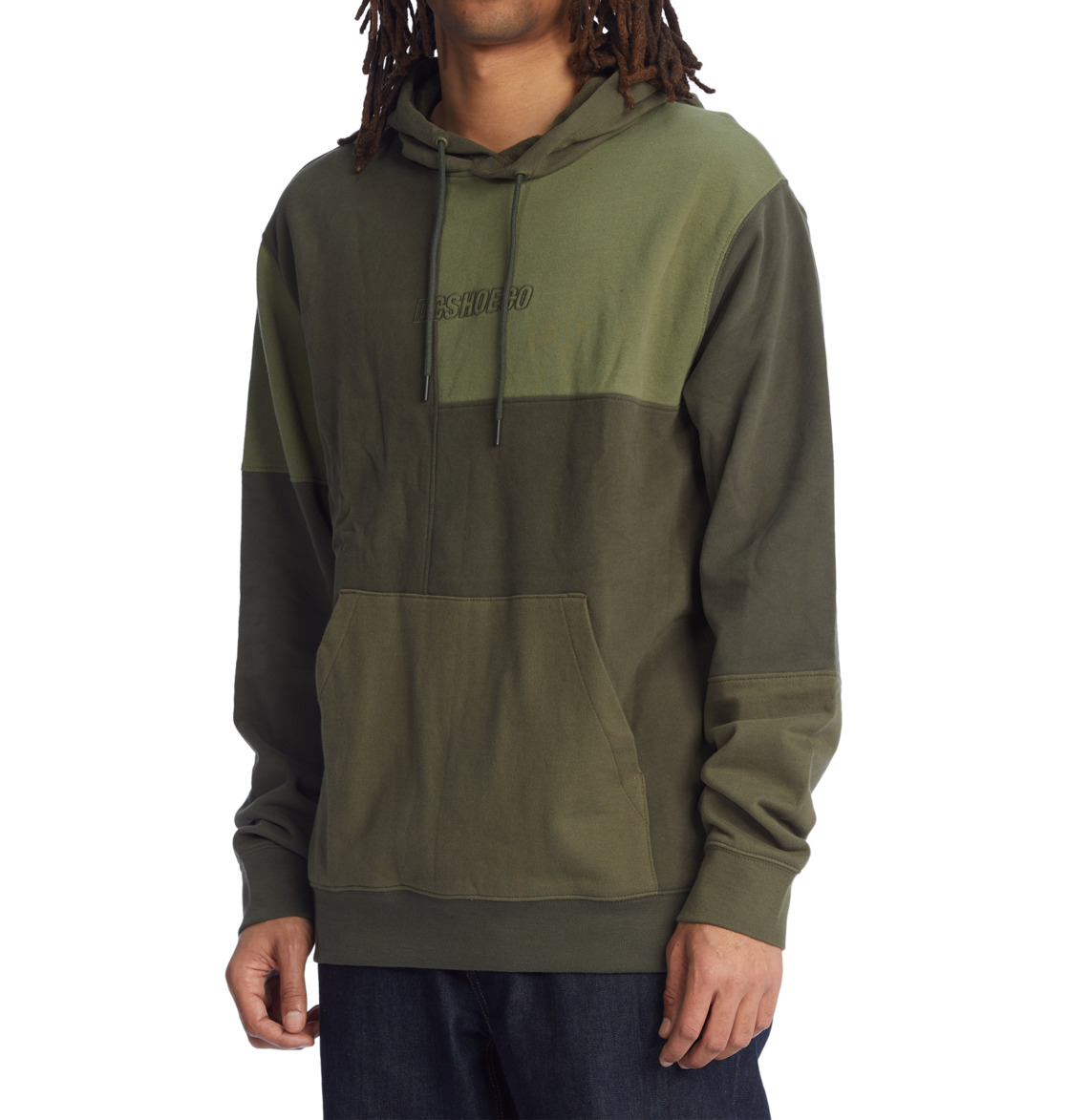 DC Rogers Men Hoodie Dark Green | US-5870HPE