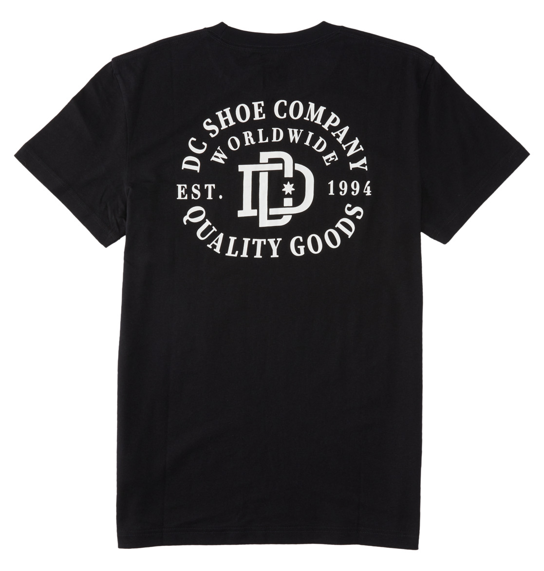 DC Rugby Crest Men T-Shirt Black | US-6537ESF