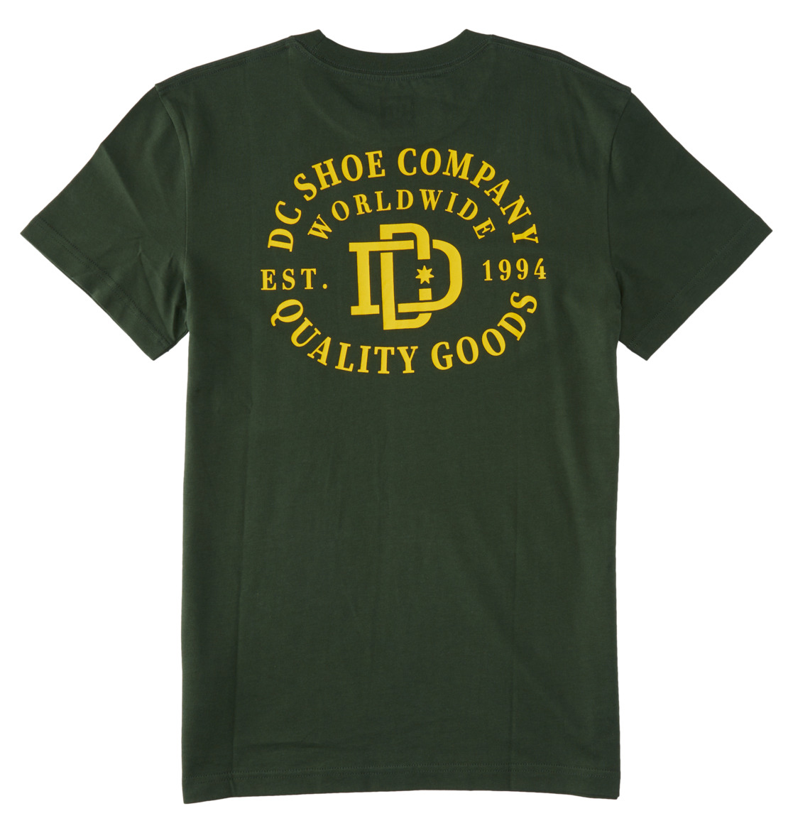 DC Rugby Crest Men T-Shirt Green | US-1840CWO