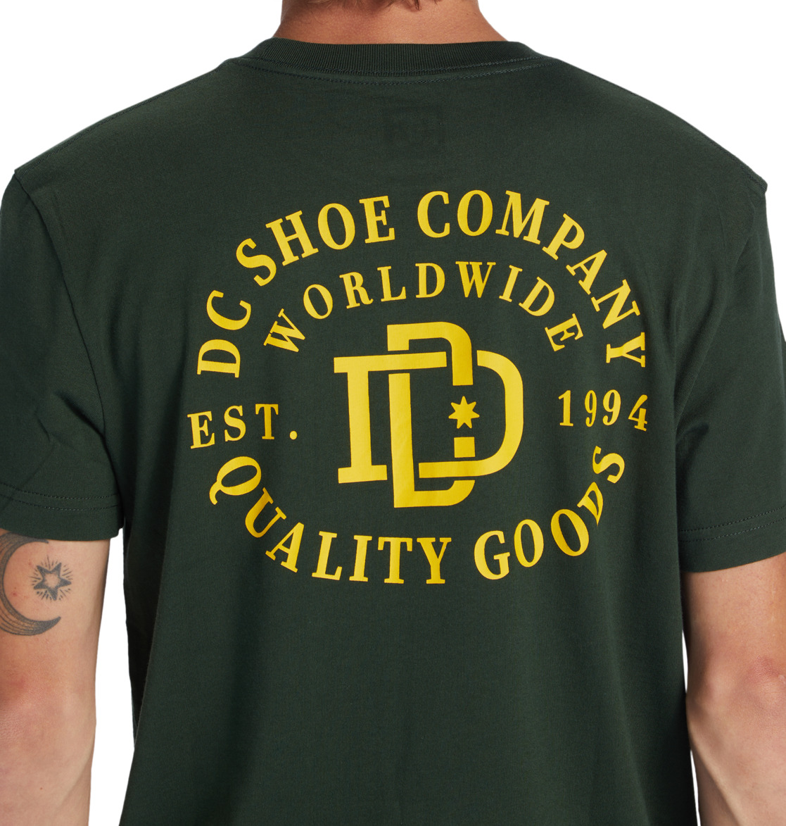 DC Rugby Crest Men T-Shirt Green | US-1840CWO