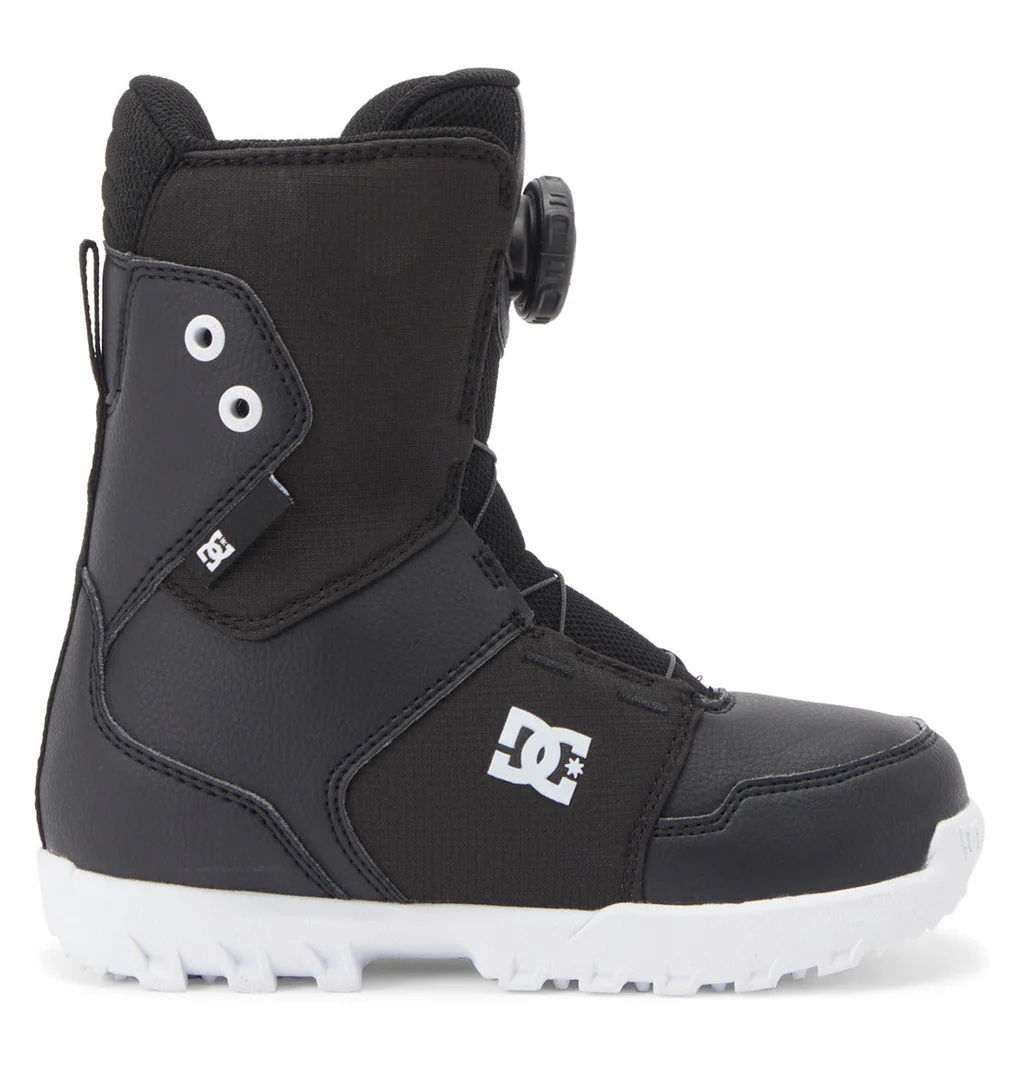 DC Scout BOA® Kids\' Snowboard Boots Black / White | US-4153AWF