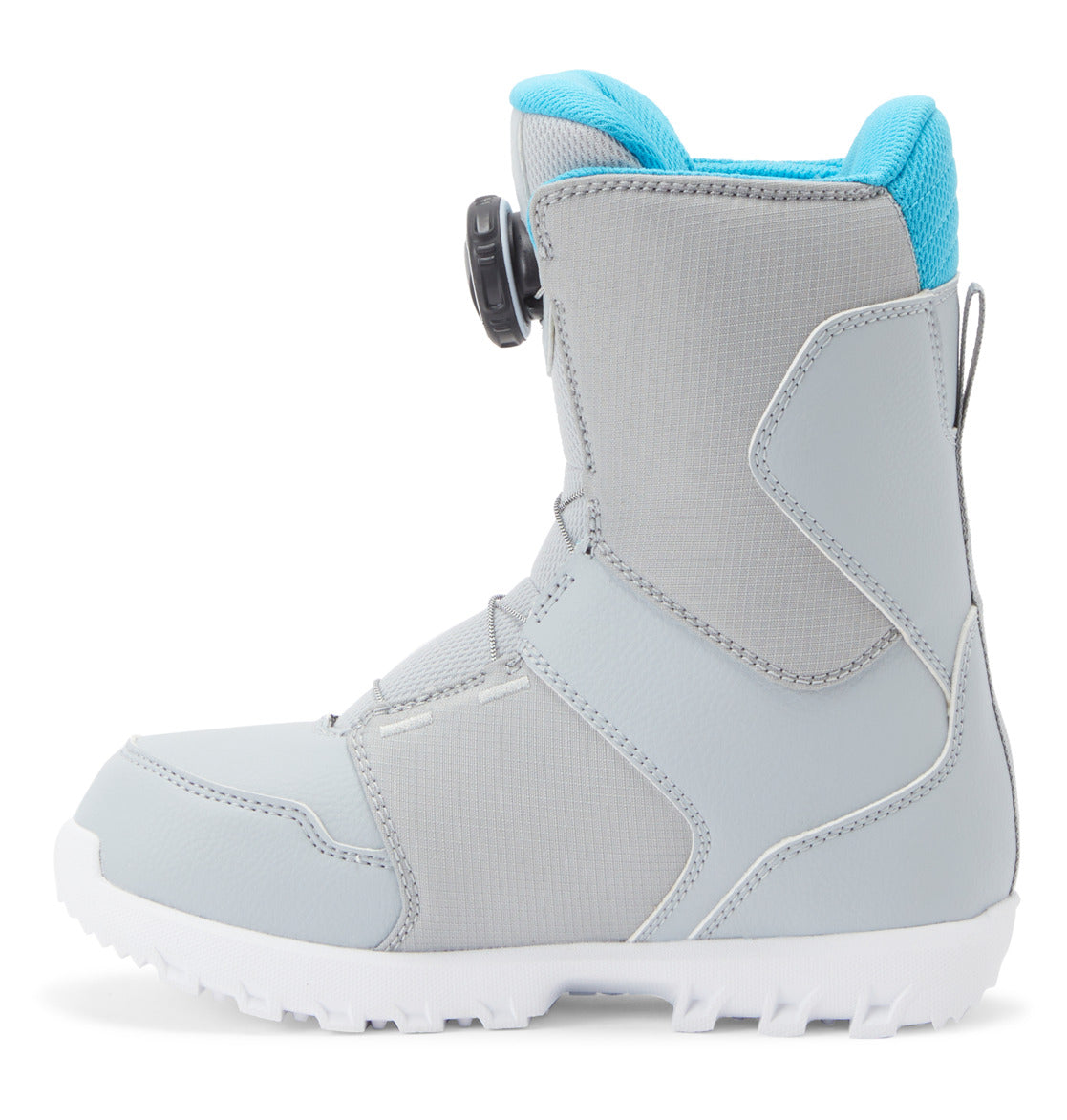 DC Scout BOA® Kids' Snowboard Boots Grey / Blue | US-2180QJW